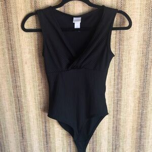 H&M Black Bodysuit XS